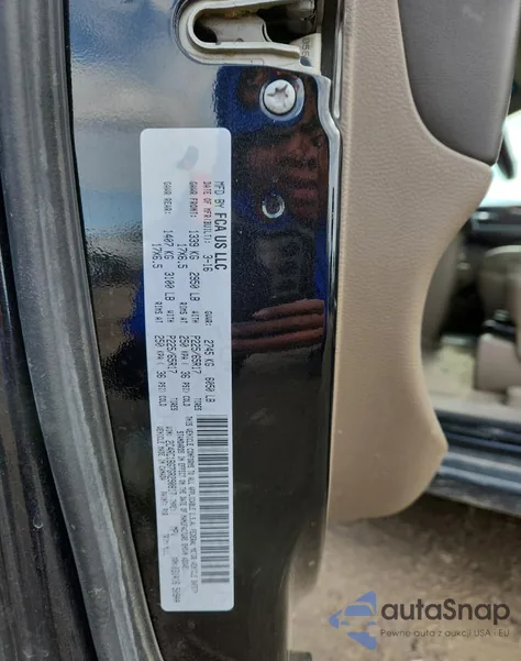 2016 Chrysler Town & Country Touring из США, поврежденный, VIN 2C4RC1BG7GR290817